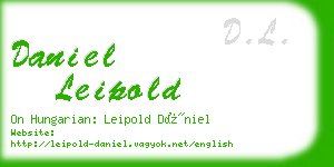 daniel leipold business card